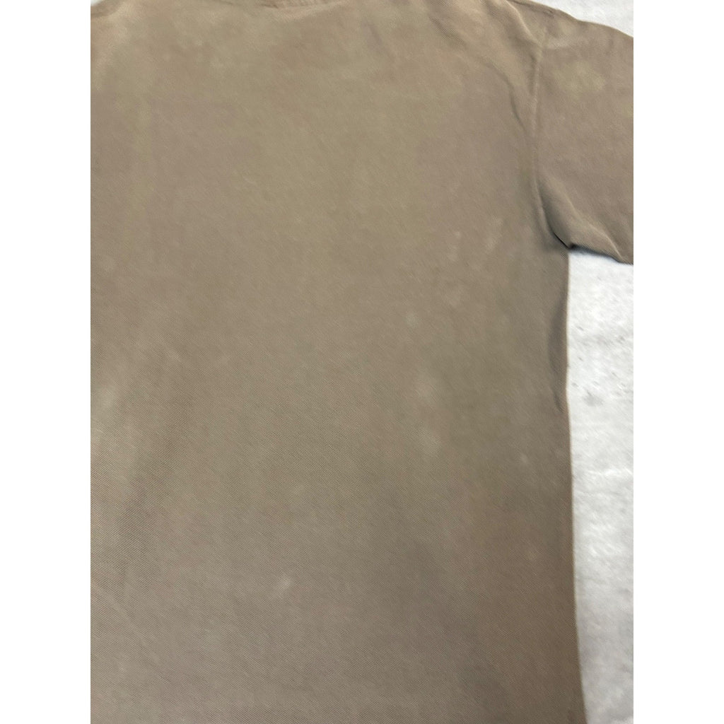 Vintage Stussy Crown Graphic Earth Tone Spellout T-Shirt Size LT