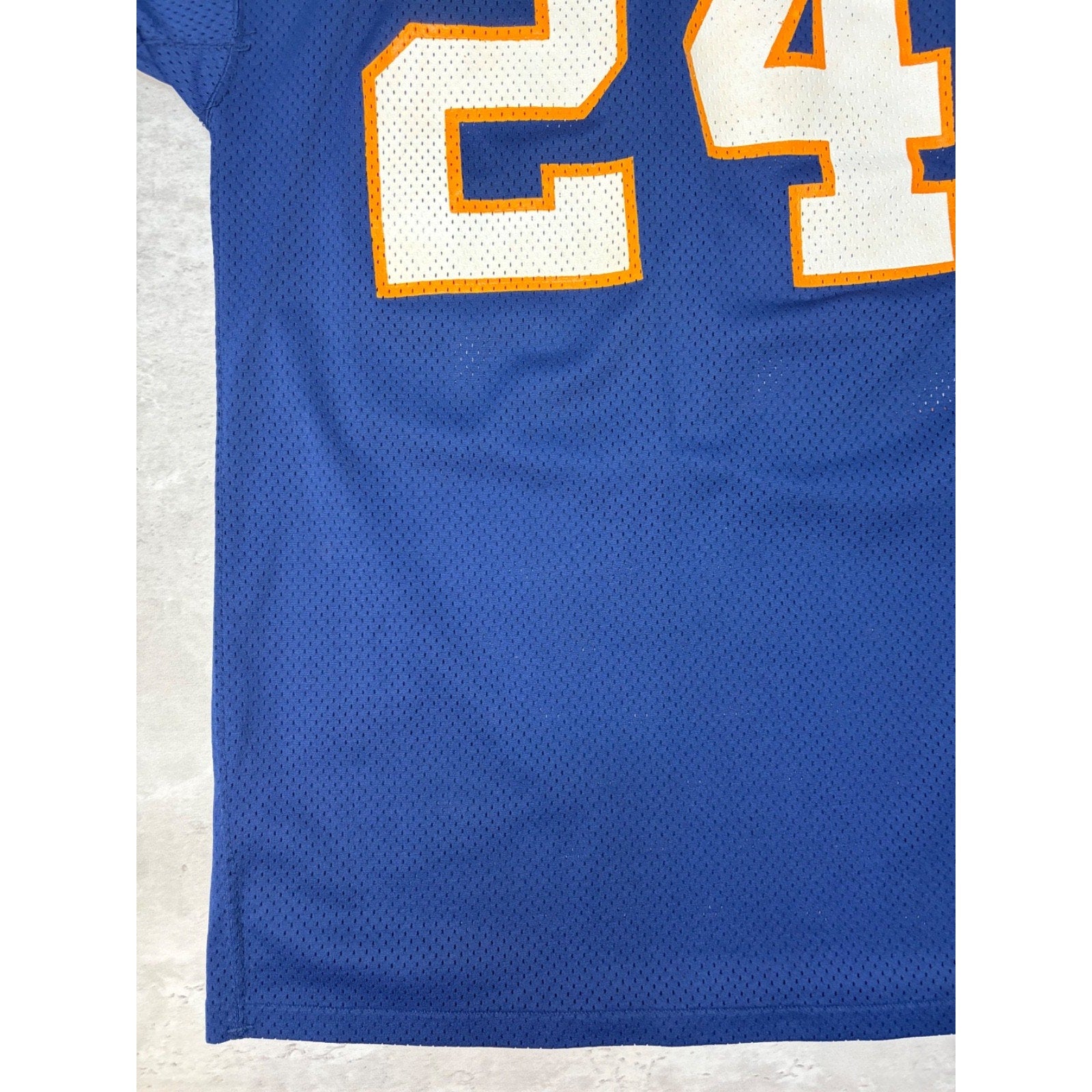 Vintage 1980s Chicago Bears NFL #24 Sand Knit Football Jersey Size Large