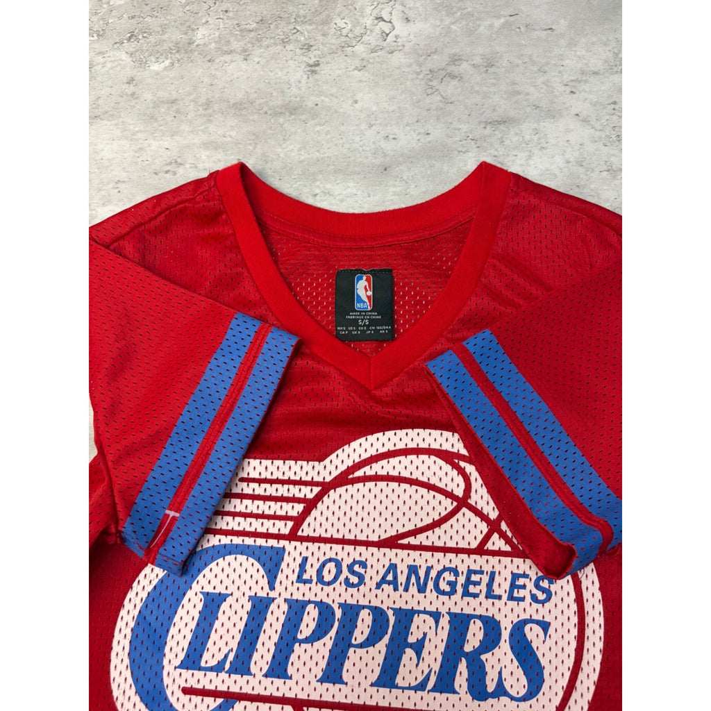 Vintage Womens Los Angeles Clippers NBA Graphic Logo Baby Jersey Size Small