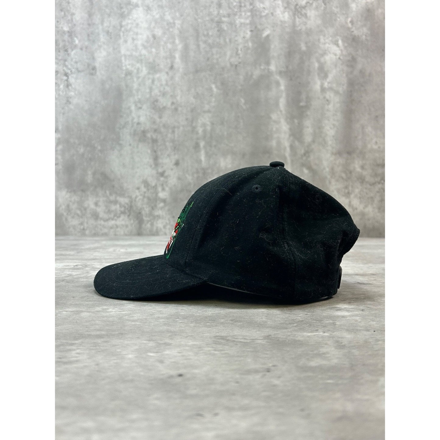 Vintage 90s Budweiser Embroidered Lizard Logo Beer Promo Snapback Hat OSFA