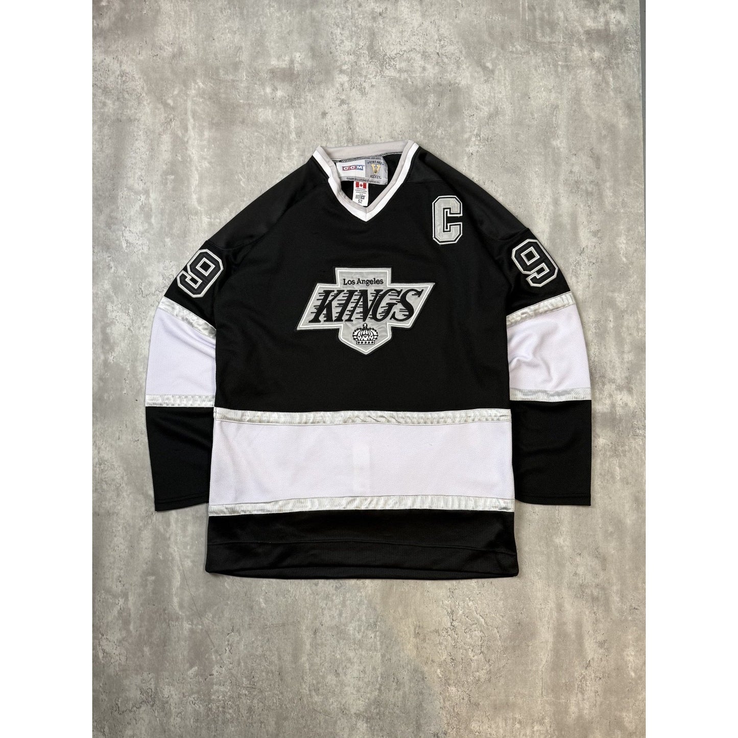 Vintage Wayne Gretzky #99 Los Angeles Kings NHL Stitched Jersey Size XL