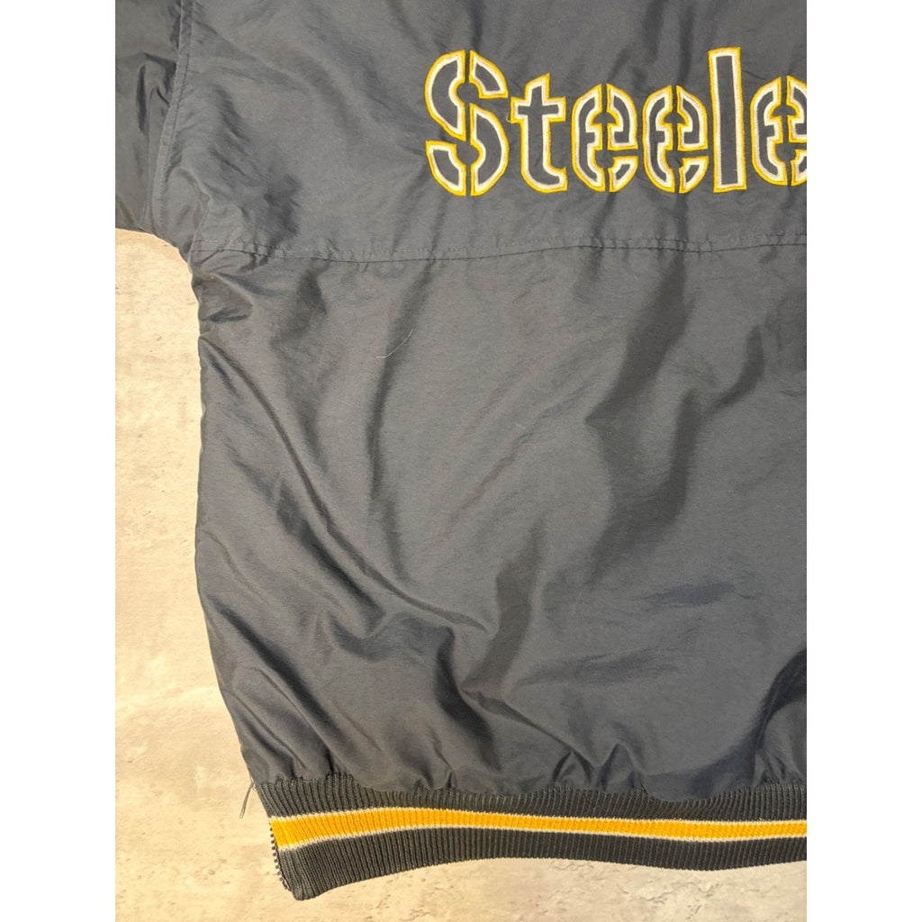Vintage Pittsburgh Steelers NFL Insulated Starter Bomber Jacket Size