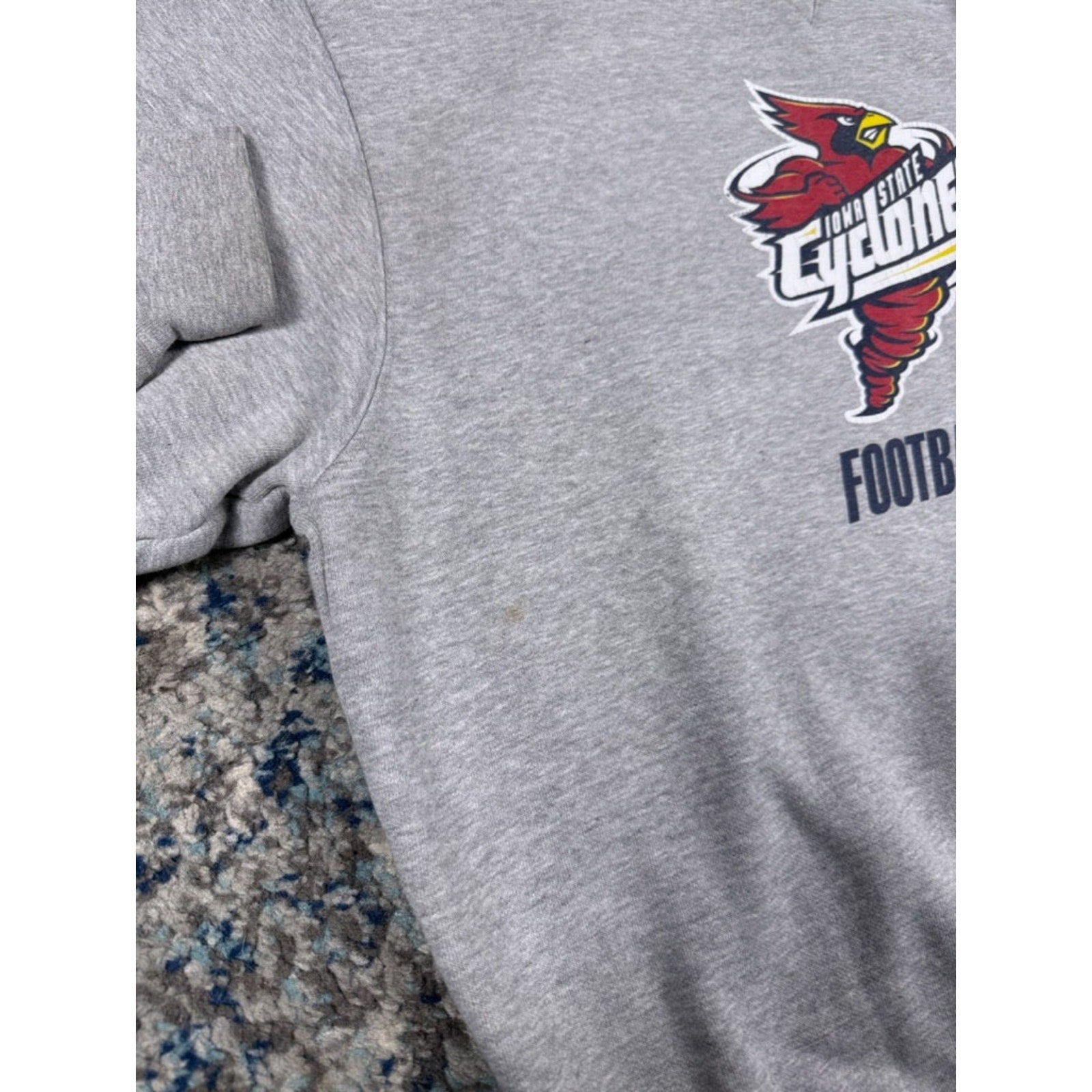 Vintage Iowa State Cyclones NCAA Nike Mini Middle Swoosh Sweatshirt Size Large