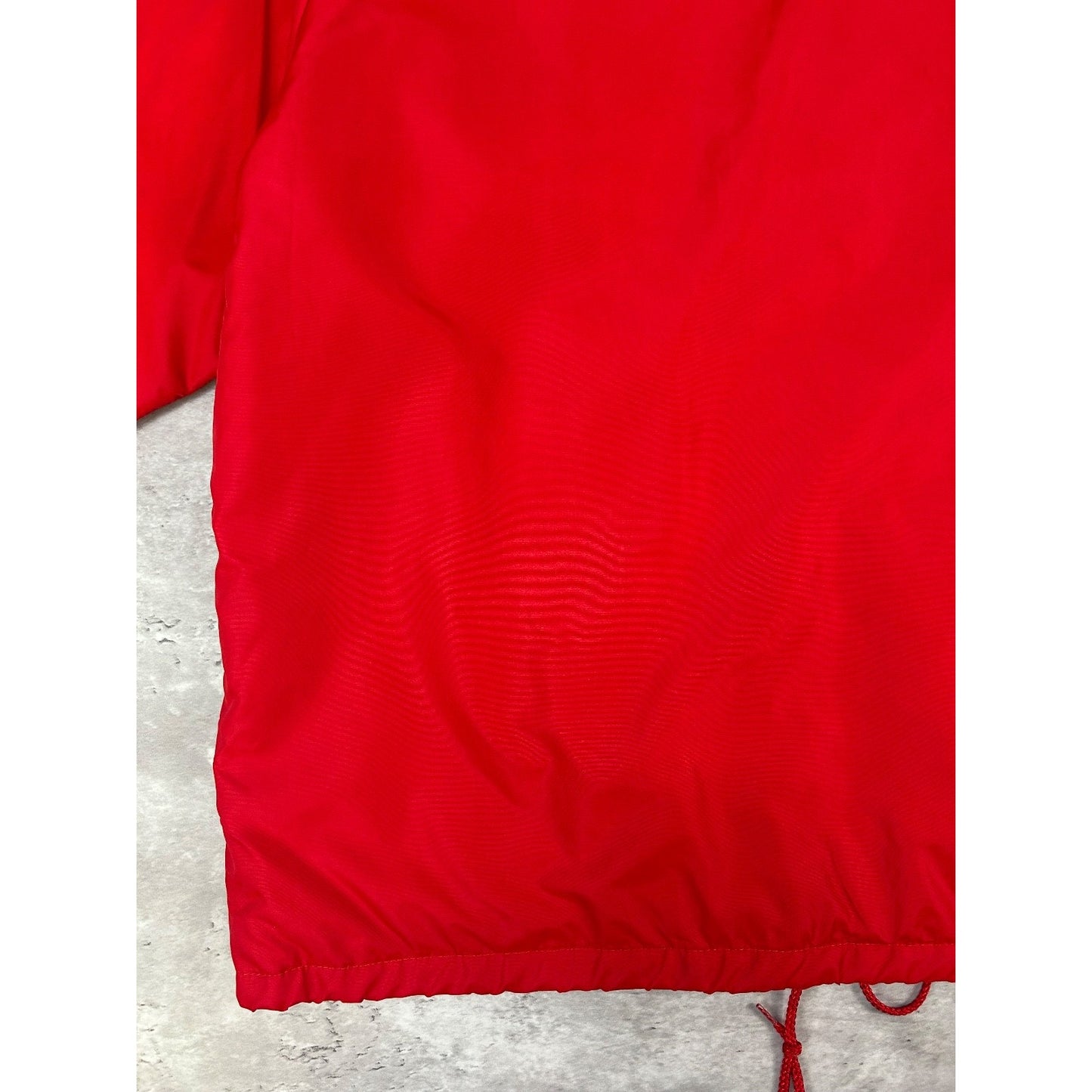 Vintage 80s Nebraska Frosh Football Nylon Coaches Jacket Size Large Red