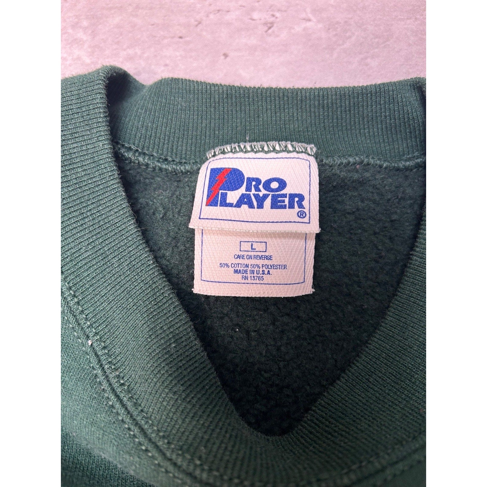 Vintage 90s Aloha Hawaii Embroidered Spellout Destination Sweatshirt Size Large