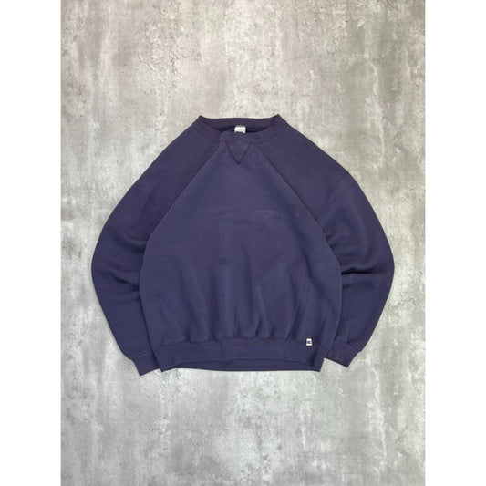 Vintage 90s Russell Athletic Blank Pullover Crewneck Sweatshirt Size XL