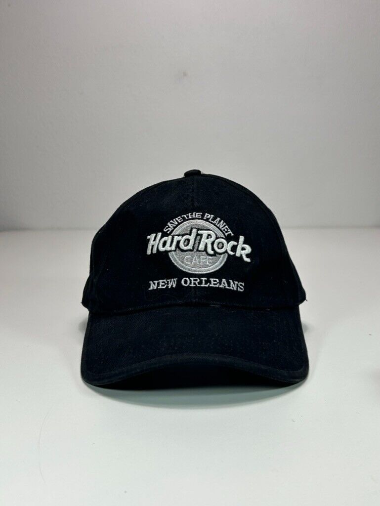 Vintage Hard Rock Cafe New Orleans Embroidered Strapback Hat OSFA