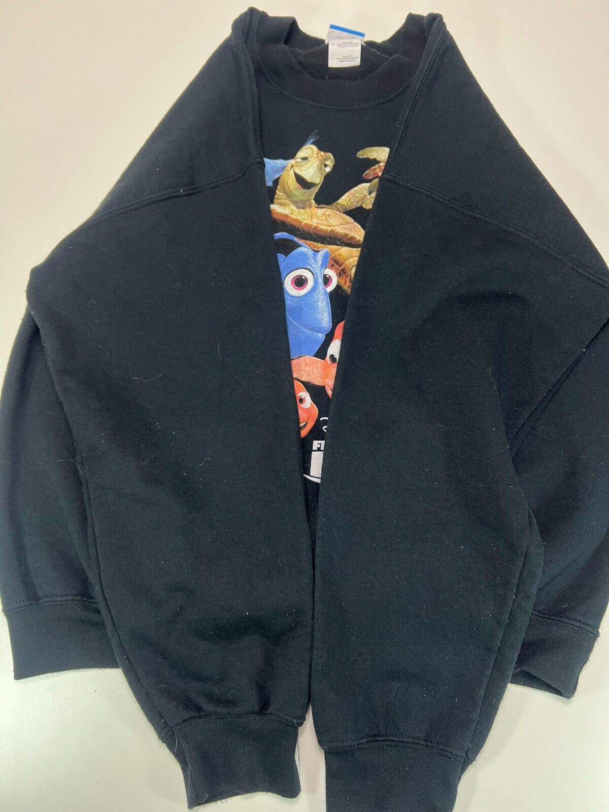 Disney Finding Nemo Pixar Big Graphic Movie Promo Sweatshirt Size Large