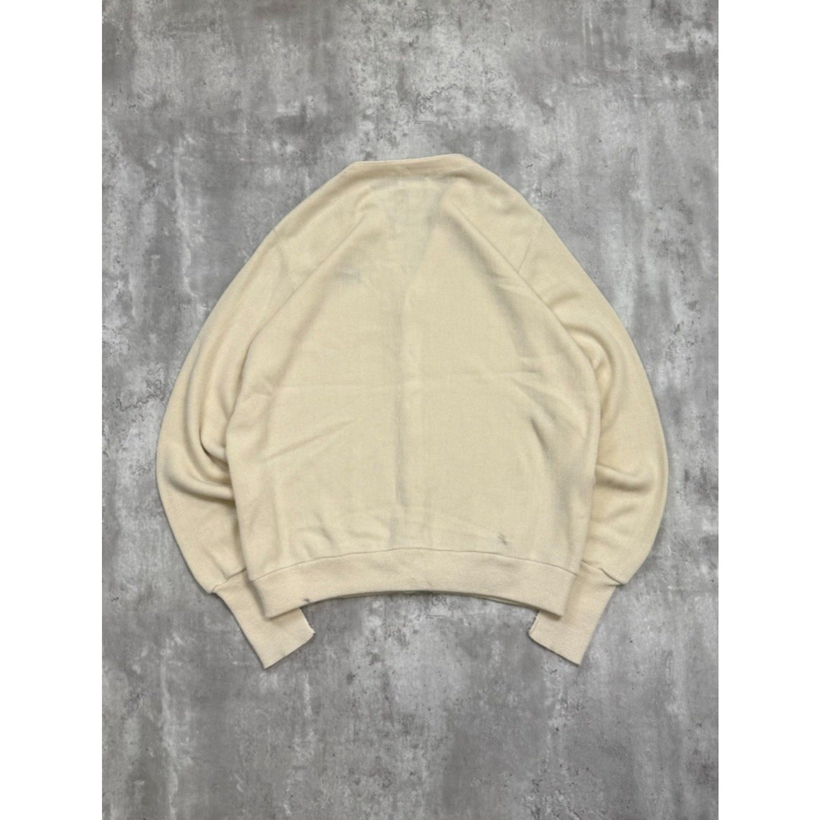 Vintage 80s/90s Izod Embroidered Crest Cardigan Knit Sweater Size XLT