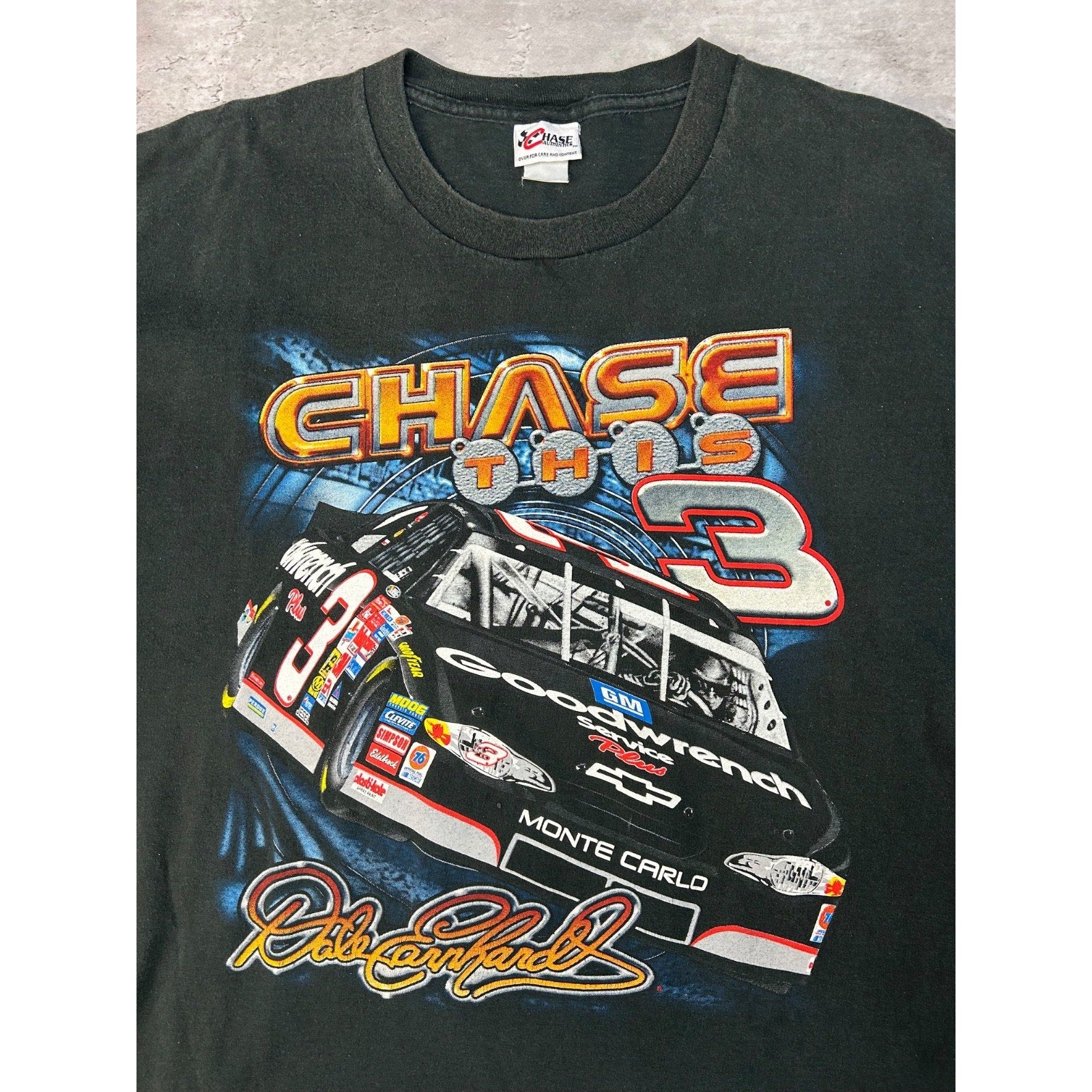 Vintage Dale Earnhardt #3 Nascar Racing Graphic T-Shirt Size 2XL