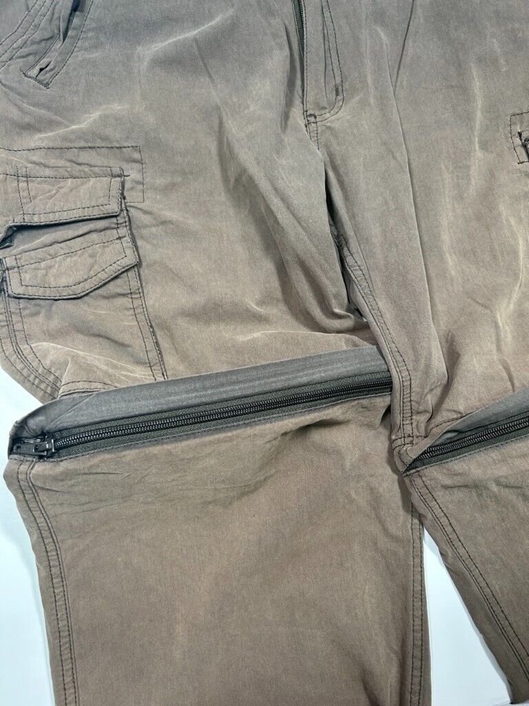 BC Clothing Tactical Convertible Cargo Brown Pants Size 37W Brown