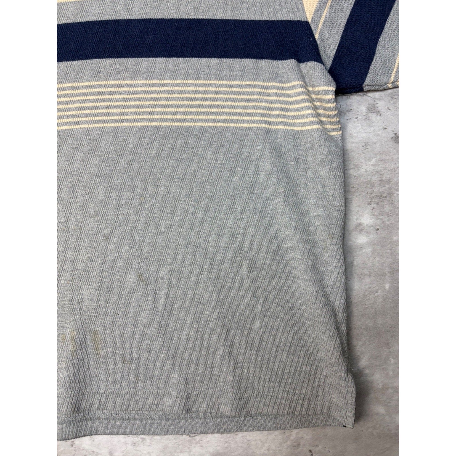 Vintage Y2K Sean John Embroidered Logo Striped Pullover Knit Sweater Size 2XL