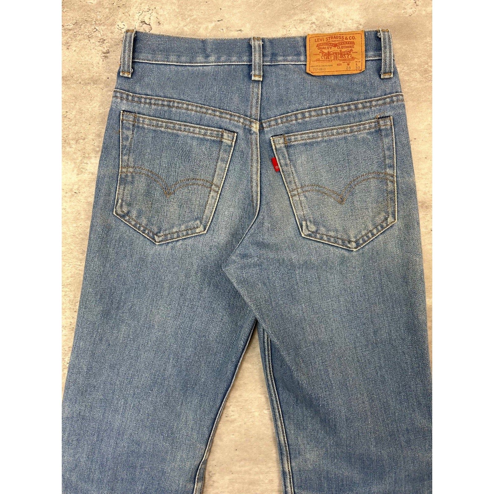 Vintage Vintage 90s Levis Red Tab Straight Fit Light Wash Denim Pants Size 27
