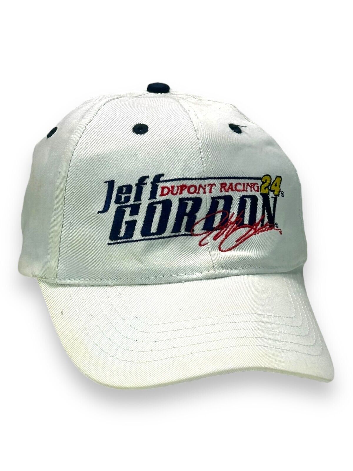 Vintage Jeff Gordon #24 Dupont Racing Nascar Embroidered Snapback Hat OSFA