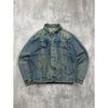Vintage Levis Light Wash Denim Type 3 Trucker Jacket Size Medium