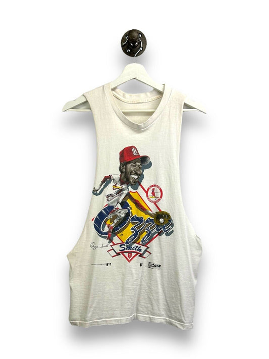 Vintage 1990 Ozzy Smith St. Louis Cardinals MLB Sleeveless T-Shirt Size XL 90s