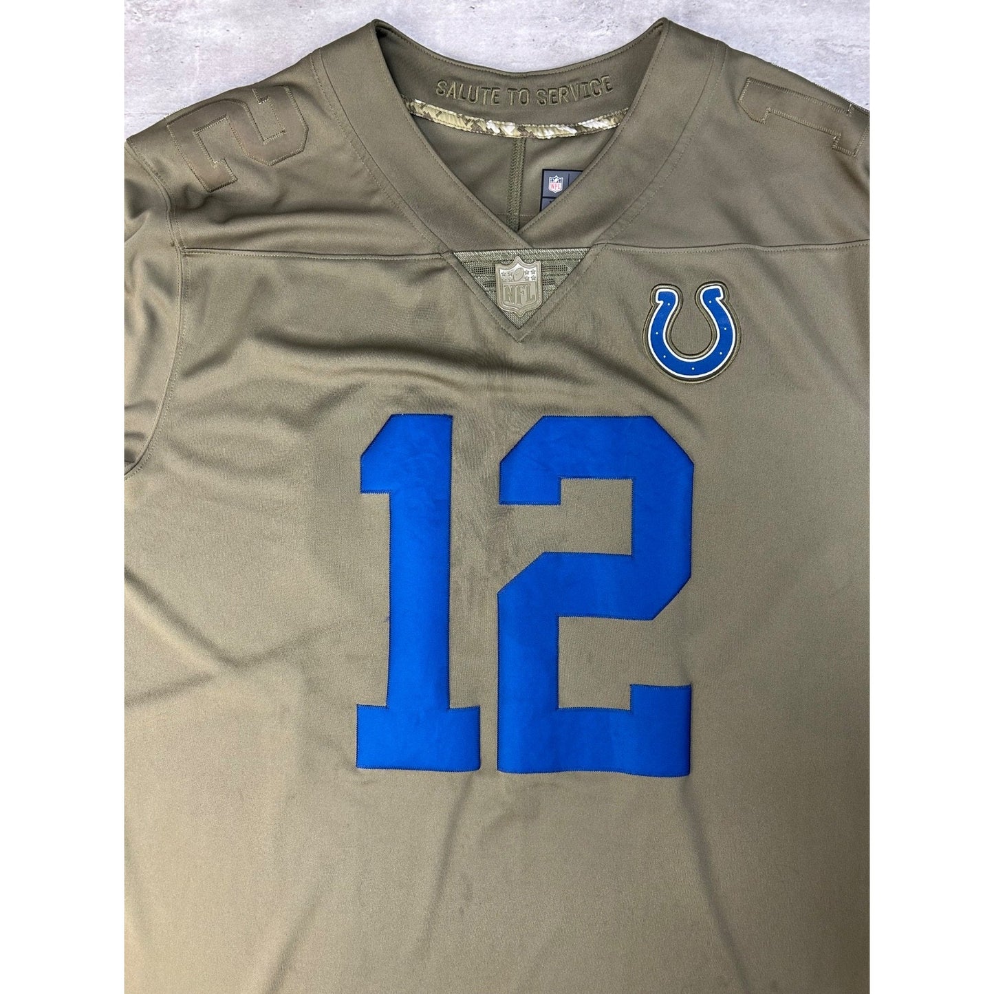 Vintage Andrew Luck #12 Indianapolis Colts NFL Nike Football Jersey Size XXL