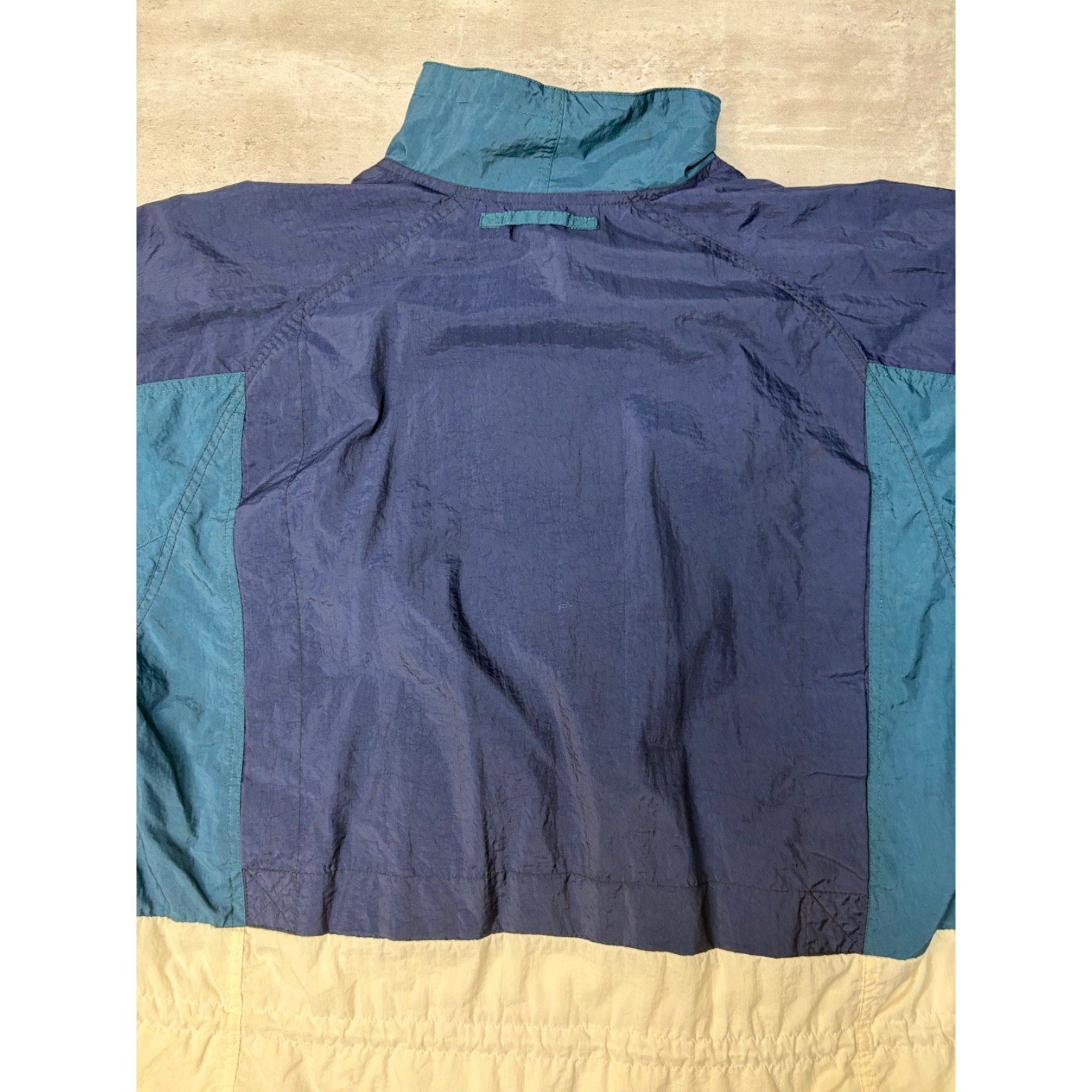 Vintage Nike Nylon Full Zip Windbreaker Jacket Size Medium