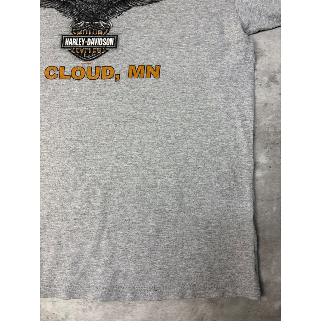 Vintage Harley Davidson Graphic Spellout Logo T-Shirt Size XL