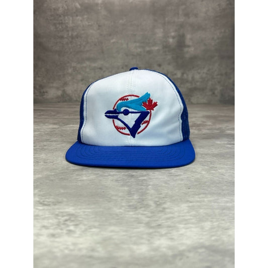 Vintage 80s/90s Toronto Blue Jays MLB Embroidered Trucker Snapback Hat OSFA