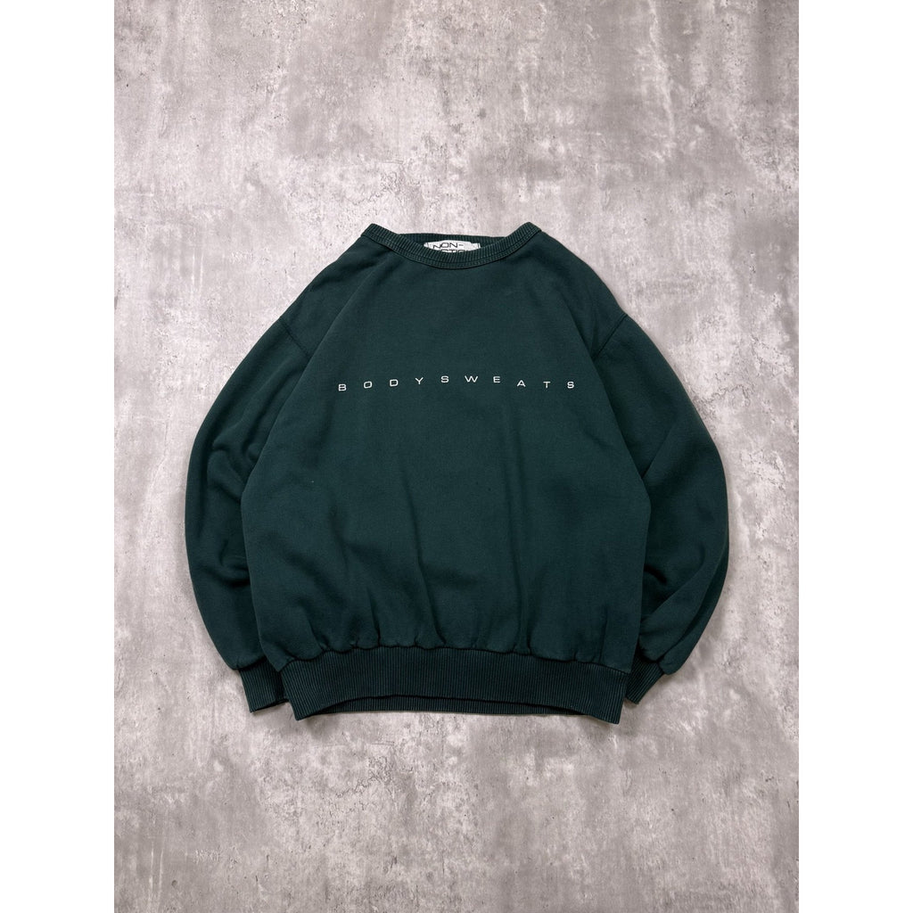 Vintage Non Fiction Bodysweats Graphic Spellout Sweatshirt Size XL
