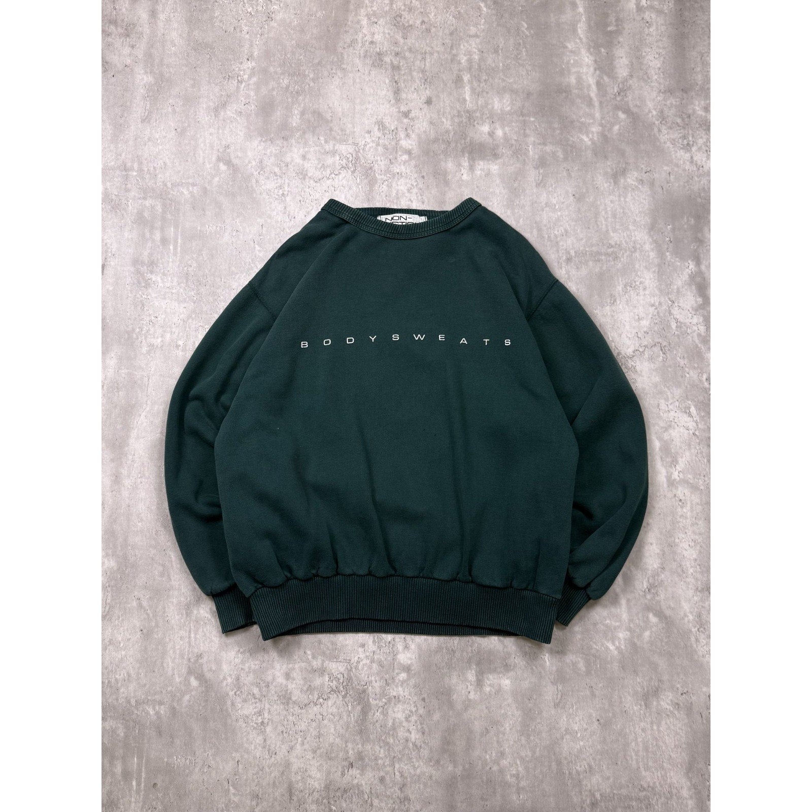 Vintage Non Fiction Bodysweats Graphic Spellout Sweatshirt Size XL