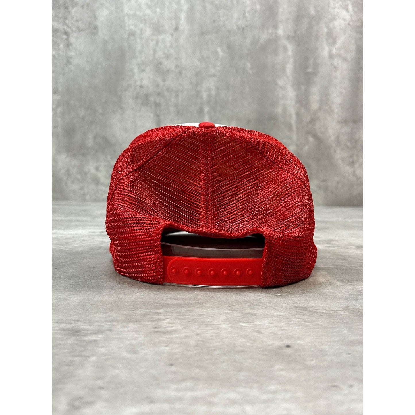 Vintage 80s Budwieser Clydesdales Beer Promo Graphic Trucker Snapback Hat OSFA