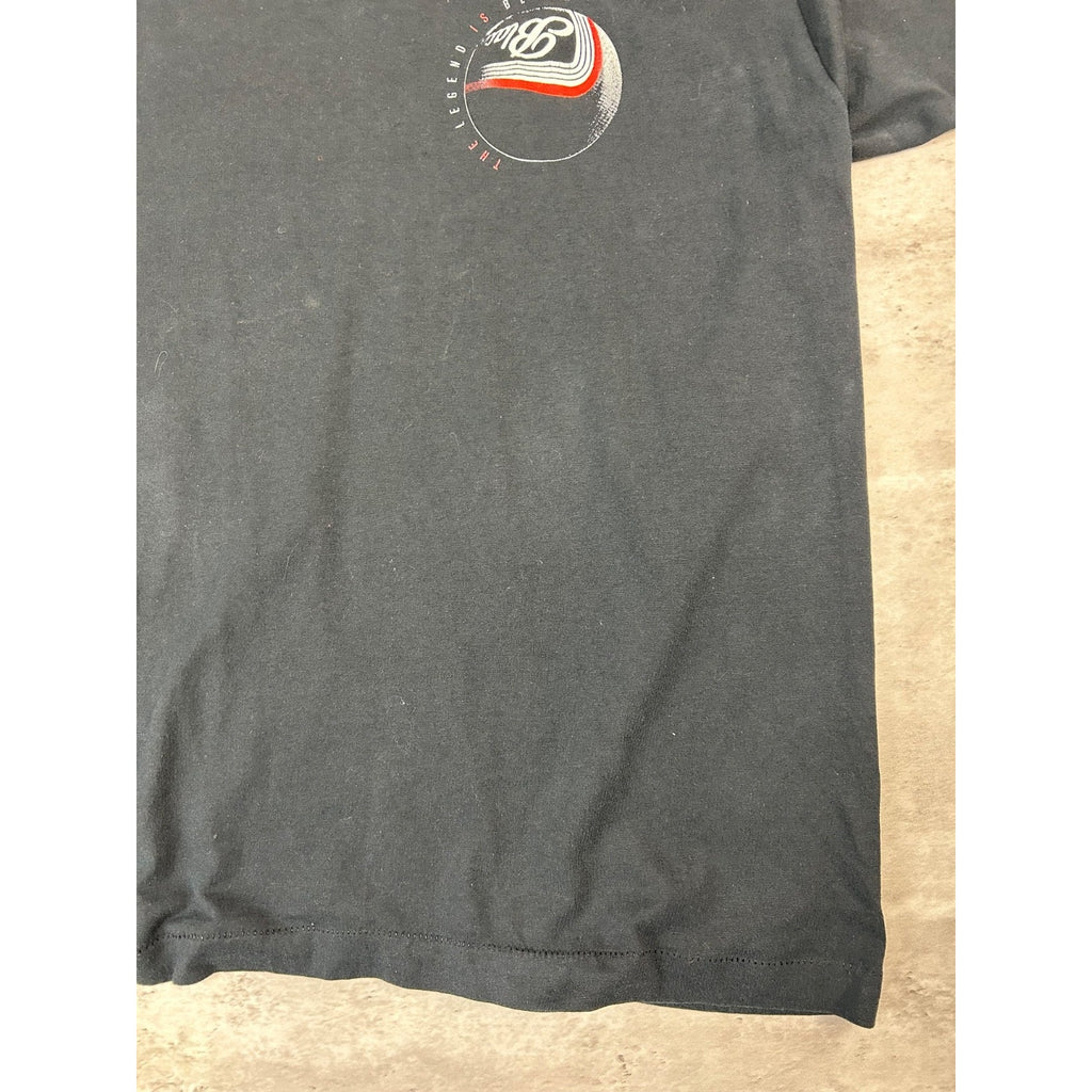 Vintage 90s The Legend Is Black Billiards Graphic T-Shirt Size XL