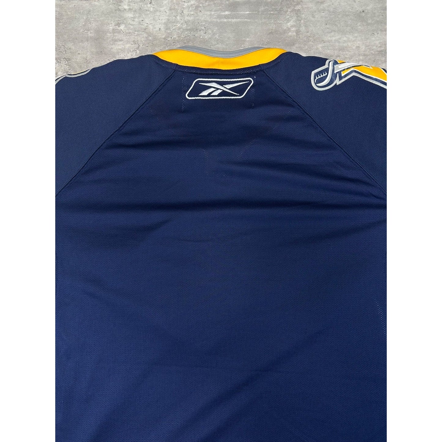 Vintage Buffalo Sabres NHL Stitched Reebok Hockey Jersey Size XXL Navy Blue