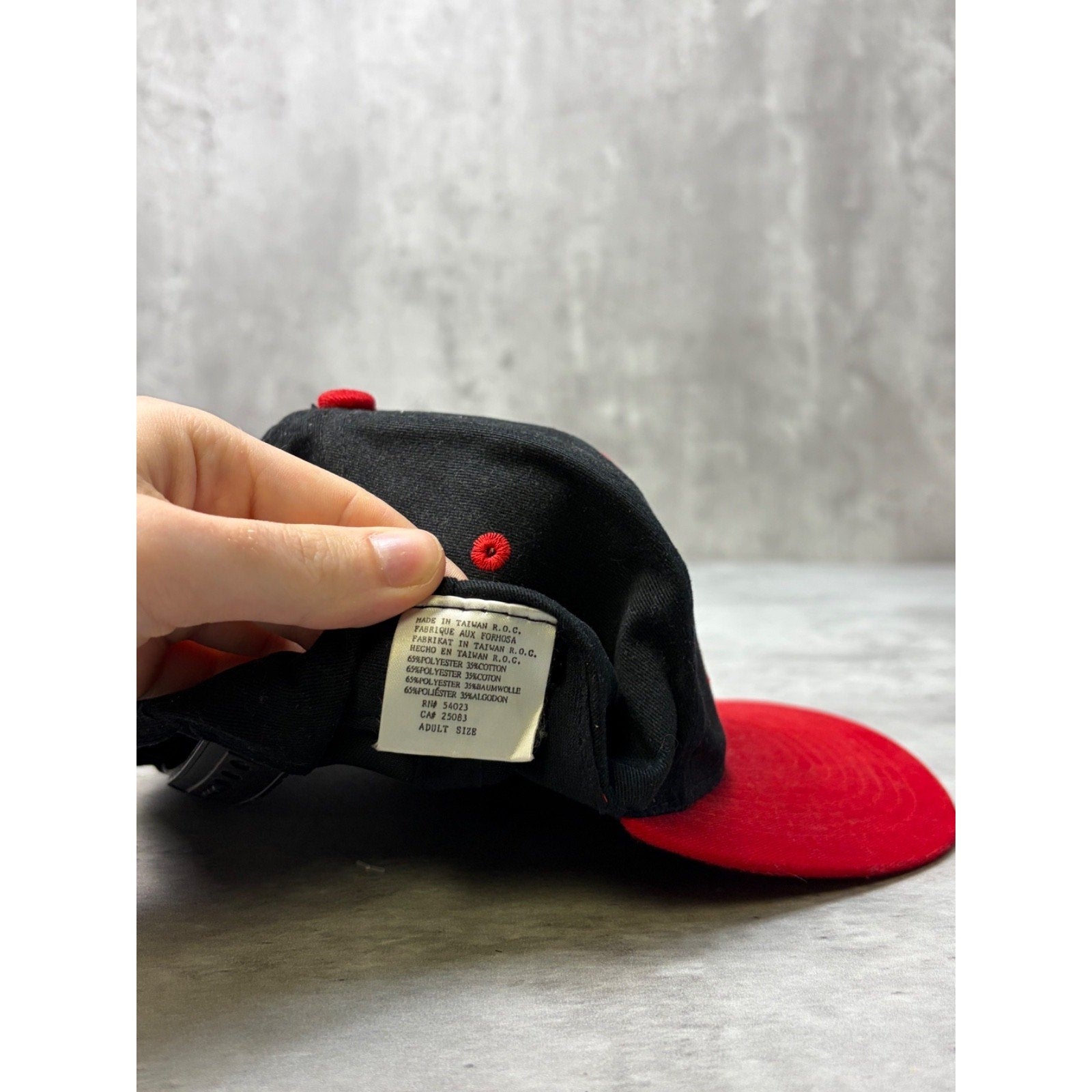 Vintage Disney 101 Dalmations Embroidered Logo Movie Promo Snapback Hat OSFA