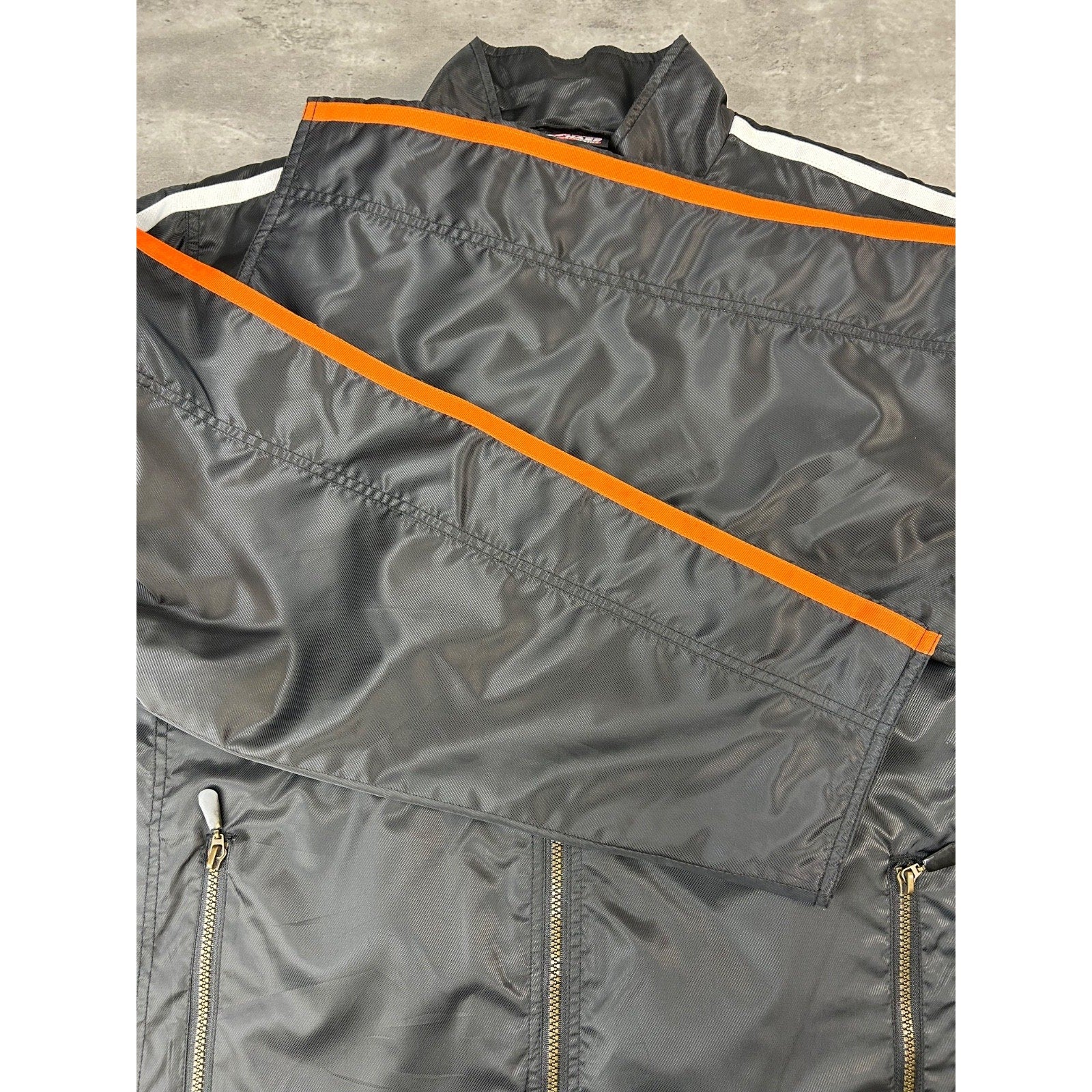 Vintage Tony Stewart #20 Home Depot Racing Nascar Windbreaker Jacket Size 2XL