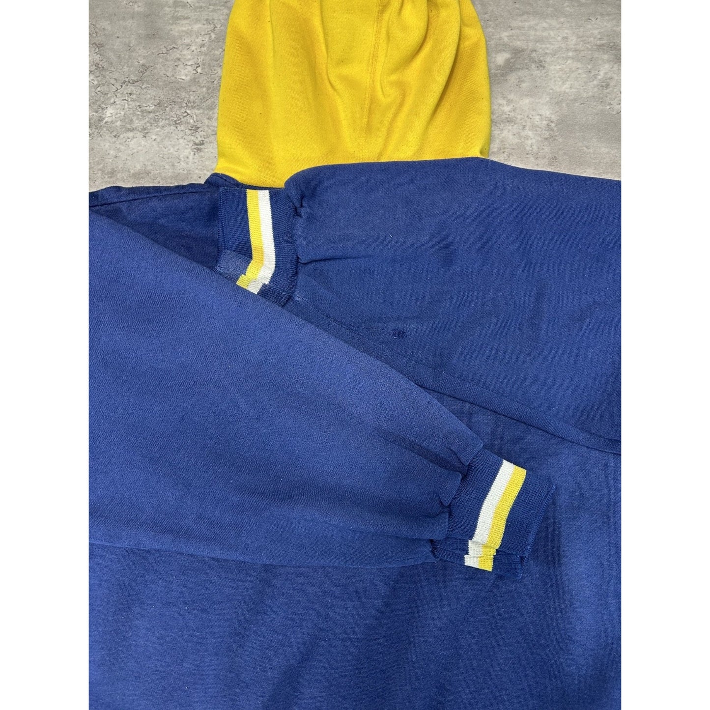 Vintage 90s Michigan Wolverines NCAA Starter Double Hood Sweatshirt Size Large