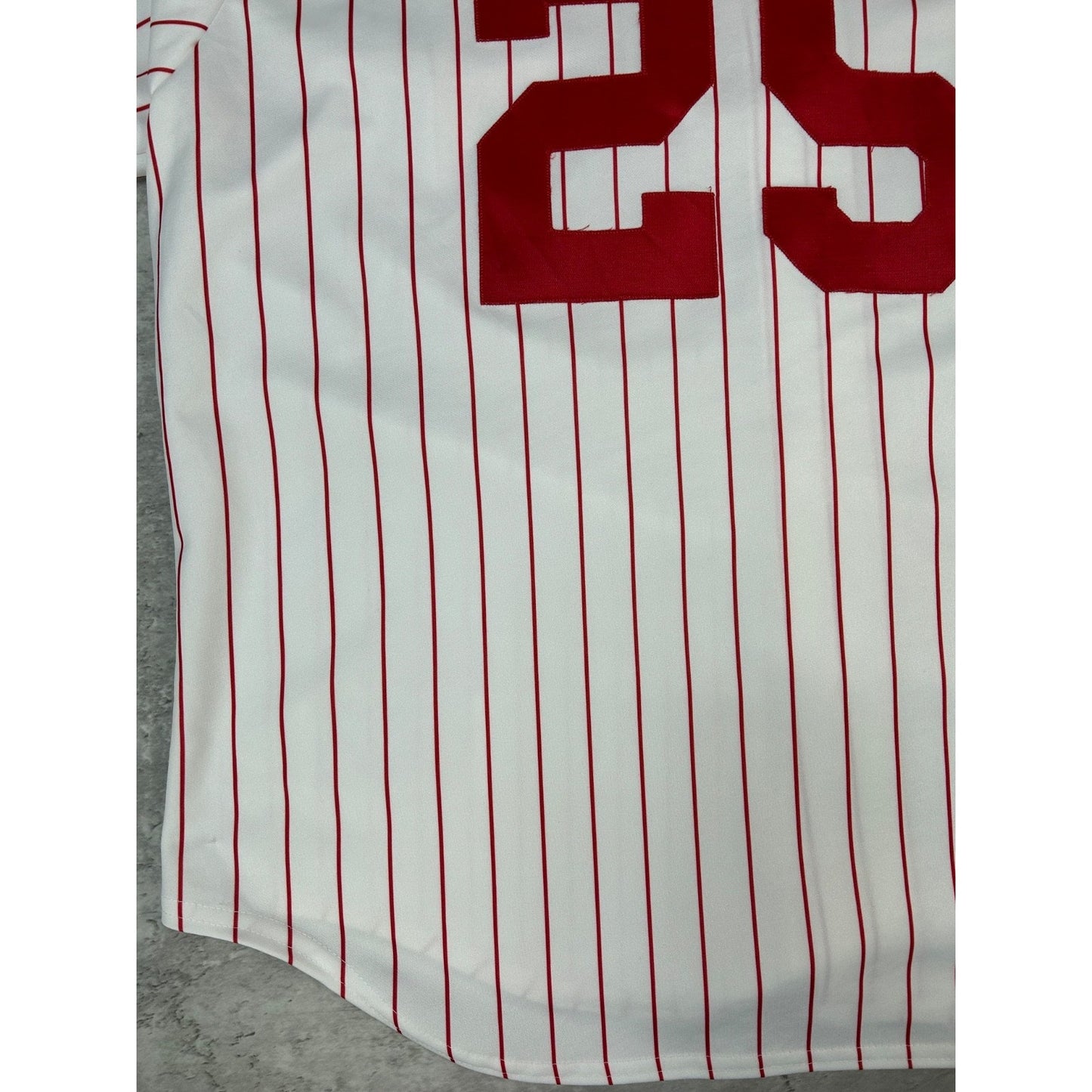 Vintage 90s Jim Thome #25 Philadelphia Phillies MLB Pinstripe Jersey Size 2XL
