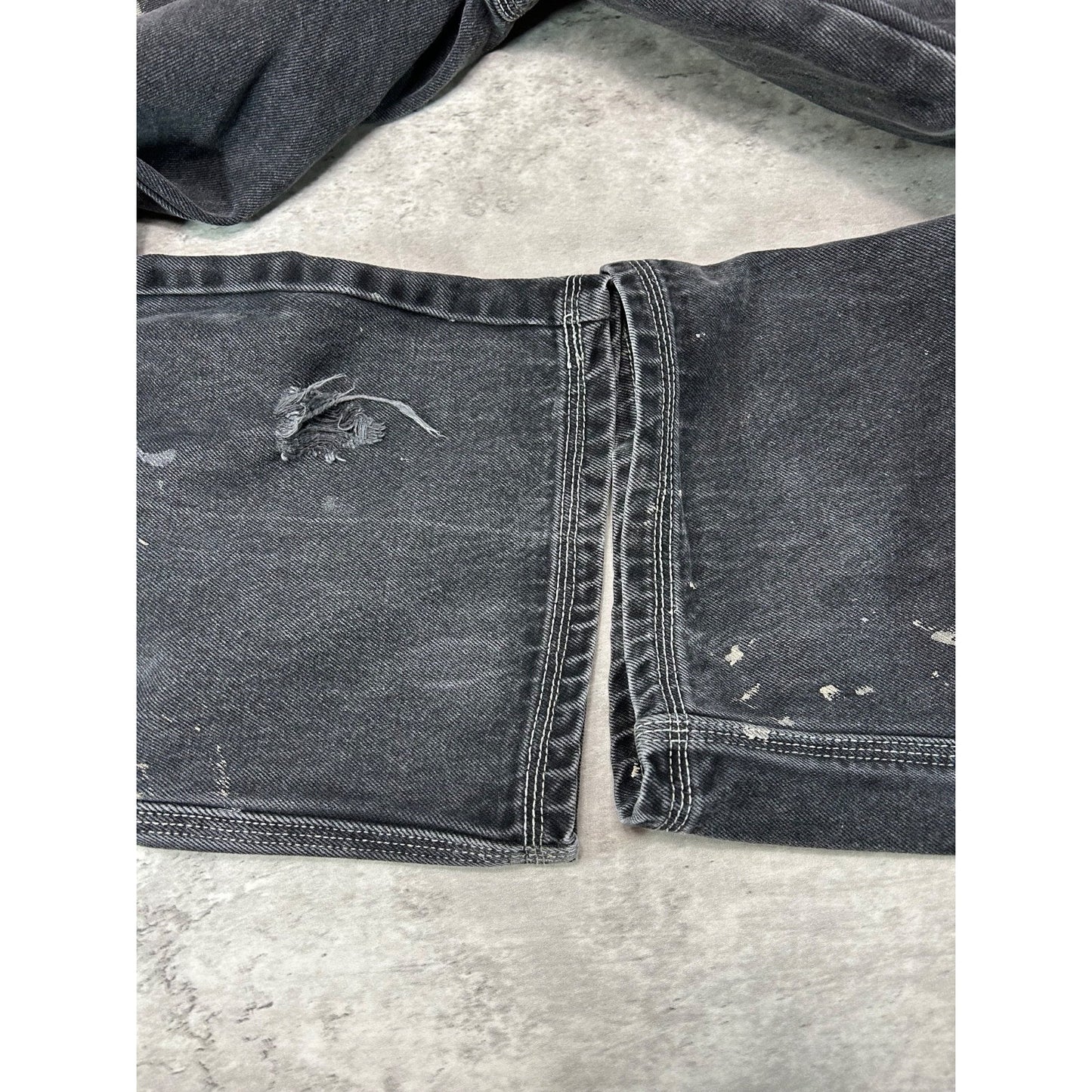 Vintage Y2K Fubu Platinum Fat Albert Pocket Graphic Denim Pants Size 37