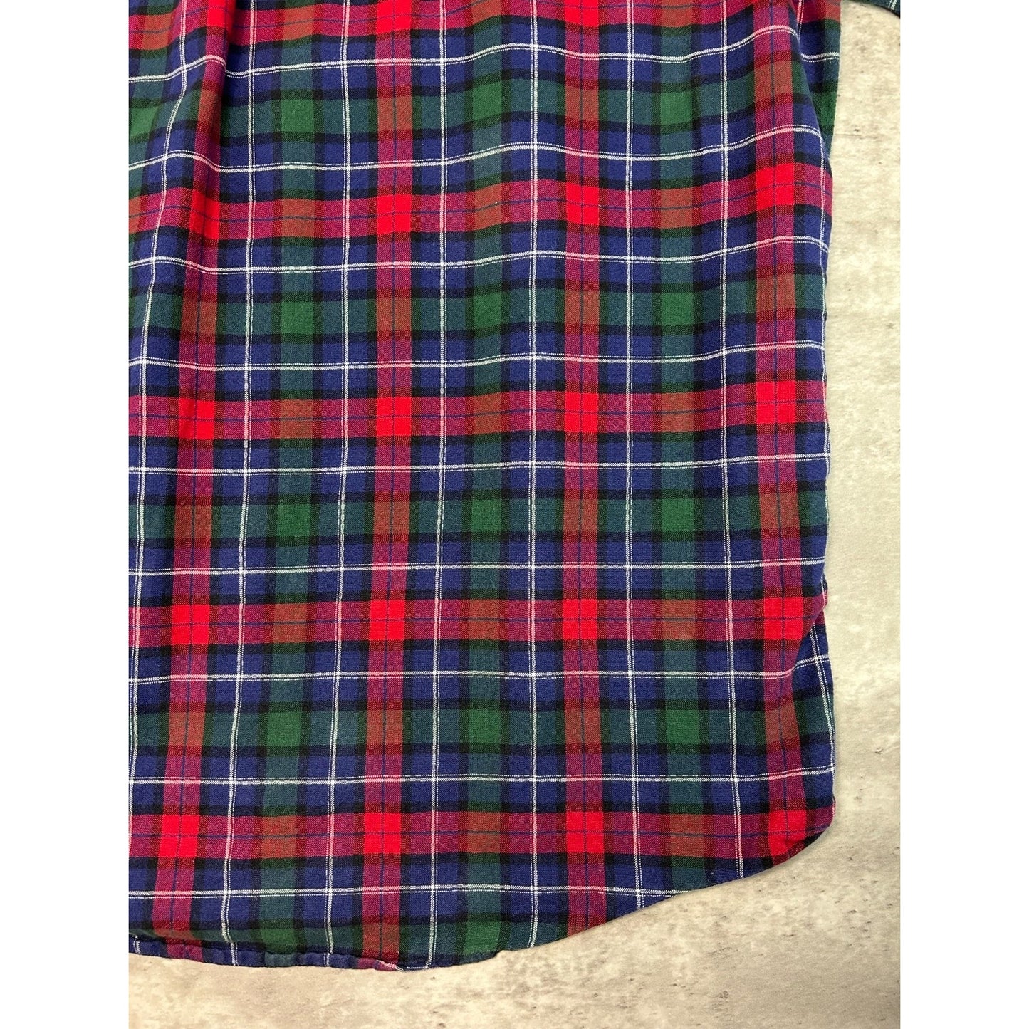 Chaps Ralph Lauren Plaid Long Sleeve Button Up Shirt Size 2XL