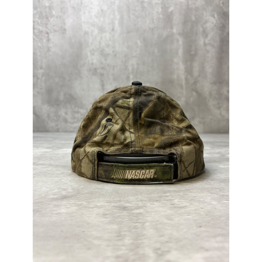 Vintage Jeff Gordon #24 Dupont Nascar Racing Tree Camo Strapback Hat OSFA