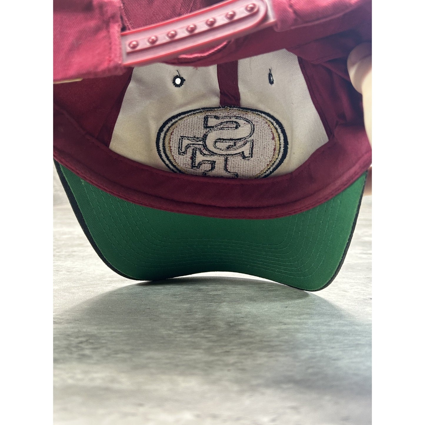 Vintage 90s San Francisco 49ers NFL Embroidered Logo Football Snapback Hat OSFA