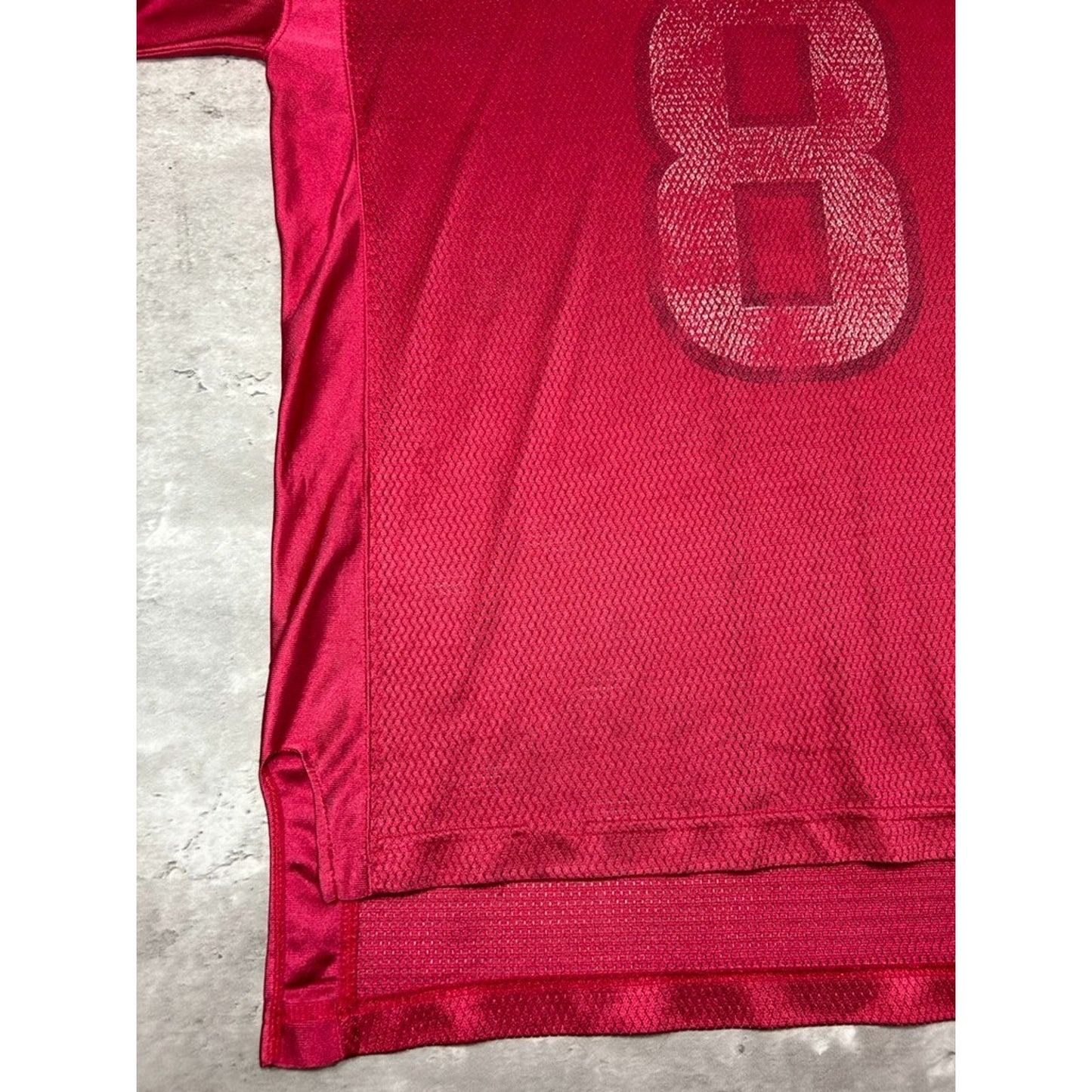 Vintage David Carr #8 Houston Texans NFL Reebok Football Jersey Size Large Red