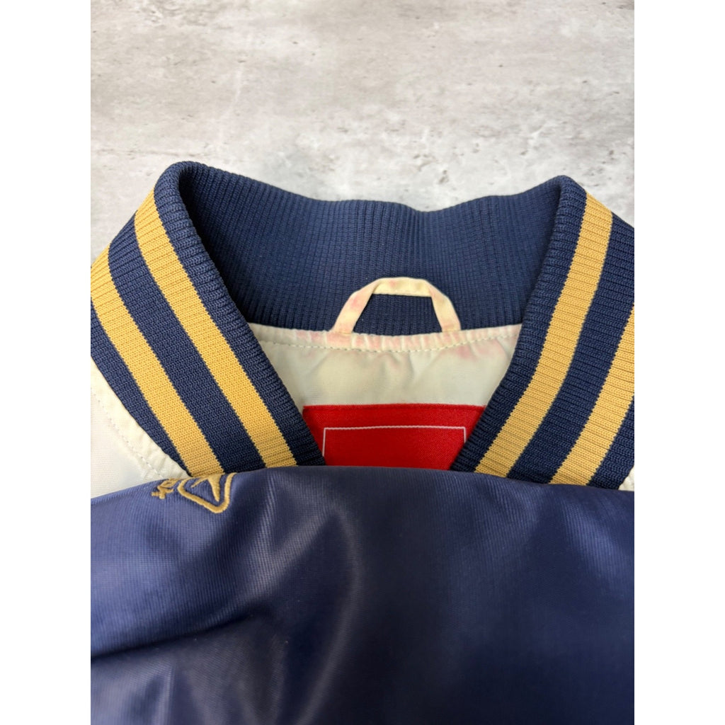 Vintage St Louis Rams NFL Reebok Football Bomber Jacket Size Large