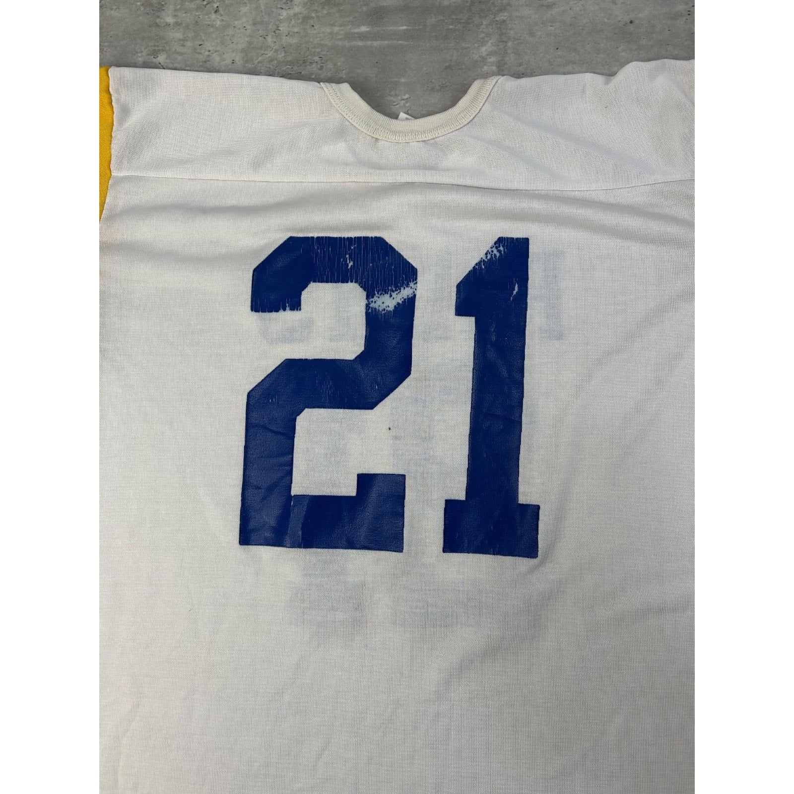 Vintage 70s/80s Los Angeles Rams #21 NFL Football Jersey Size XL