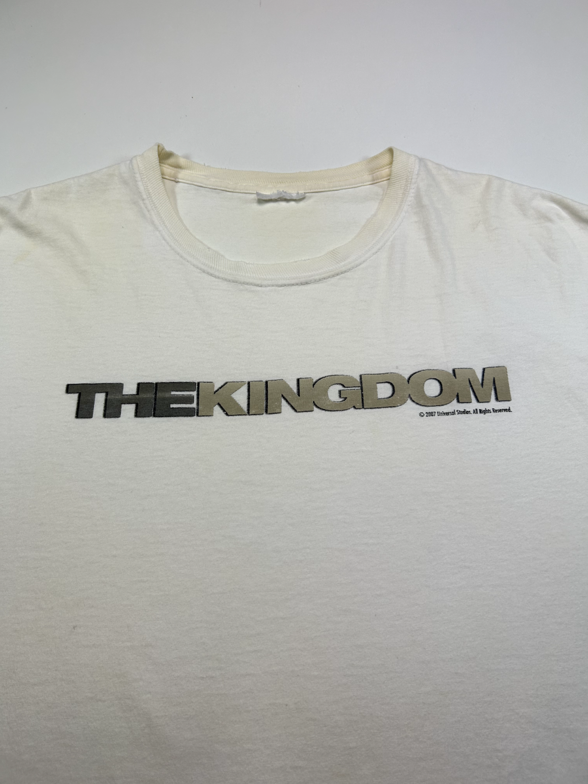 2007 The Kingdom Thriller Movie Promo Spellout Graphic T-Shirt Size XL