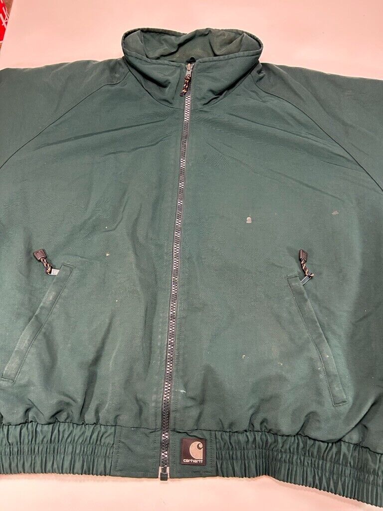 Carhartt Fleece Lined Full Zip Nylon Sante Fe Jacket Size 2XL