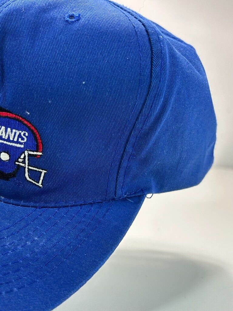 Vintage New York Giants NFL Embroidered Player Helmet Snapback Hat OSFA Blue