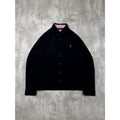 Vintage Polo Ralph Lauren Embroidered Pony Cropped Button Up Shirt Size XL