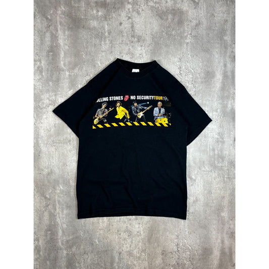 Vintage 1999 Rolling Stones No Security Tour Rock Music Band T-Shirt Size Large