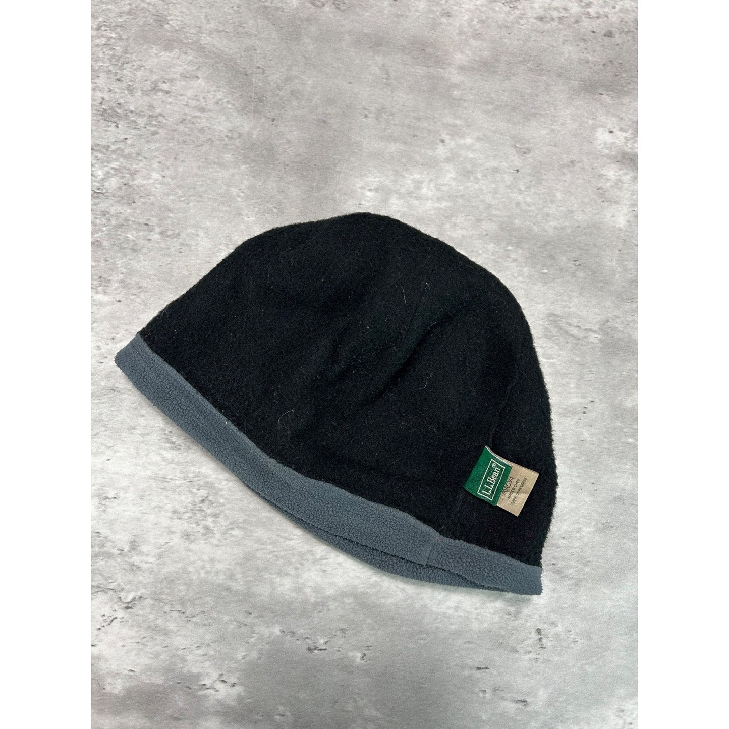 Vintage Y2K L.L. Bean Embroidered Flame Two Tone Beanie Hat OSFA