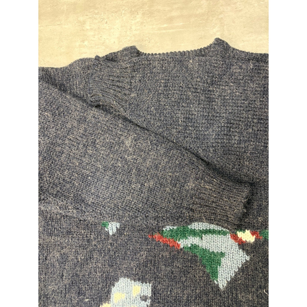 Vintage US Polo Assn Duck Print Pullover Knit Sweater Size Small