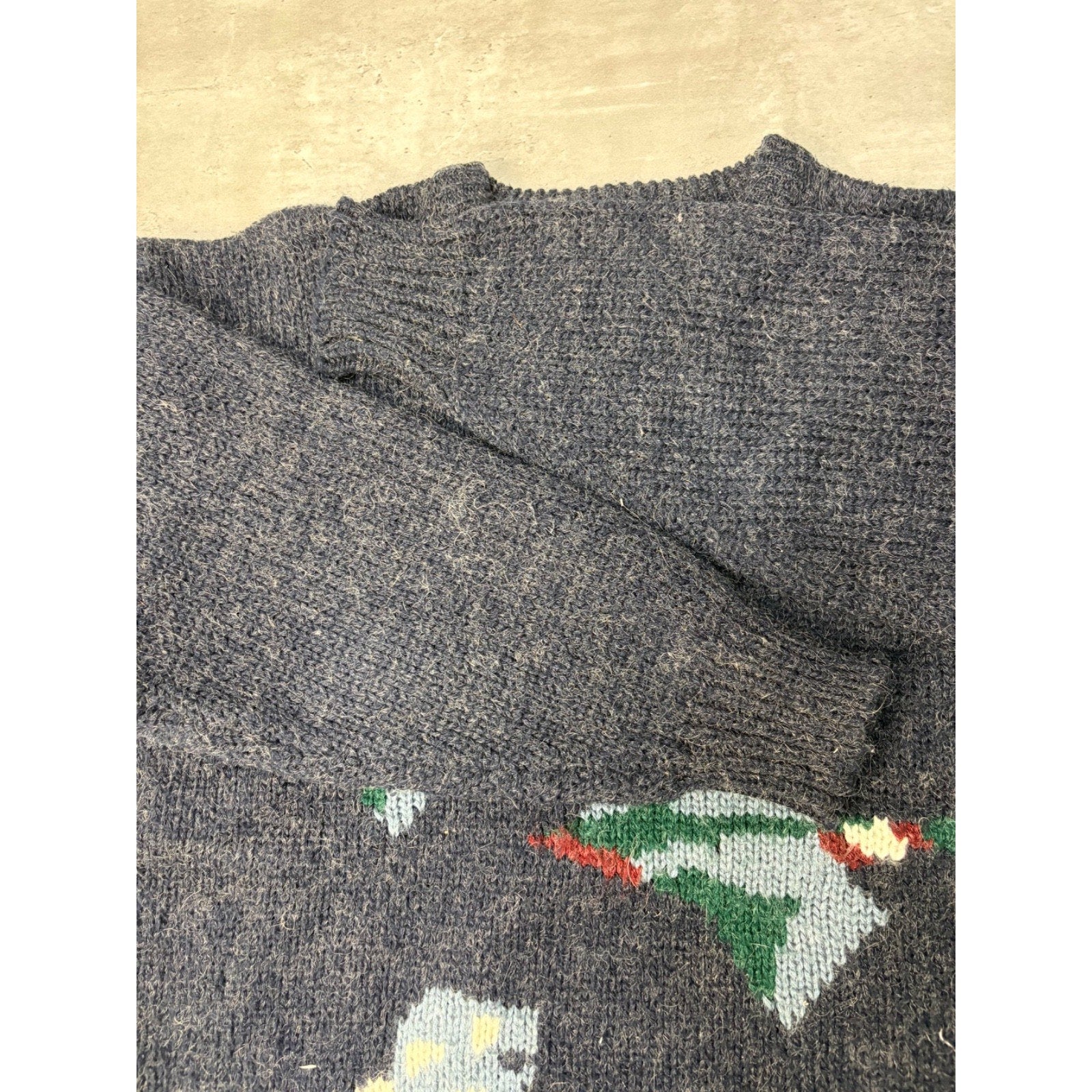 Vintage US Polo Assn Duck Print Pullover Knit Sweater Size Small