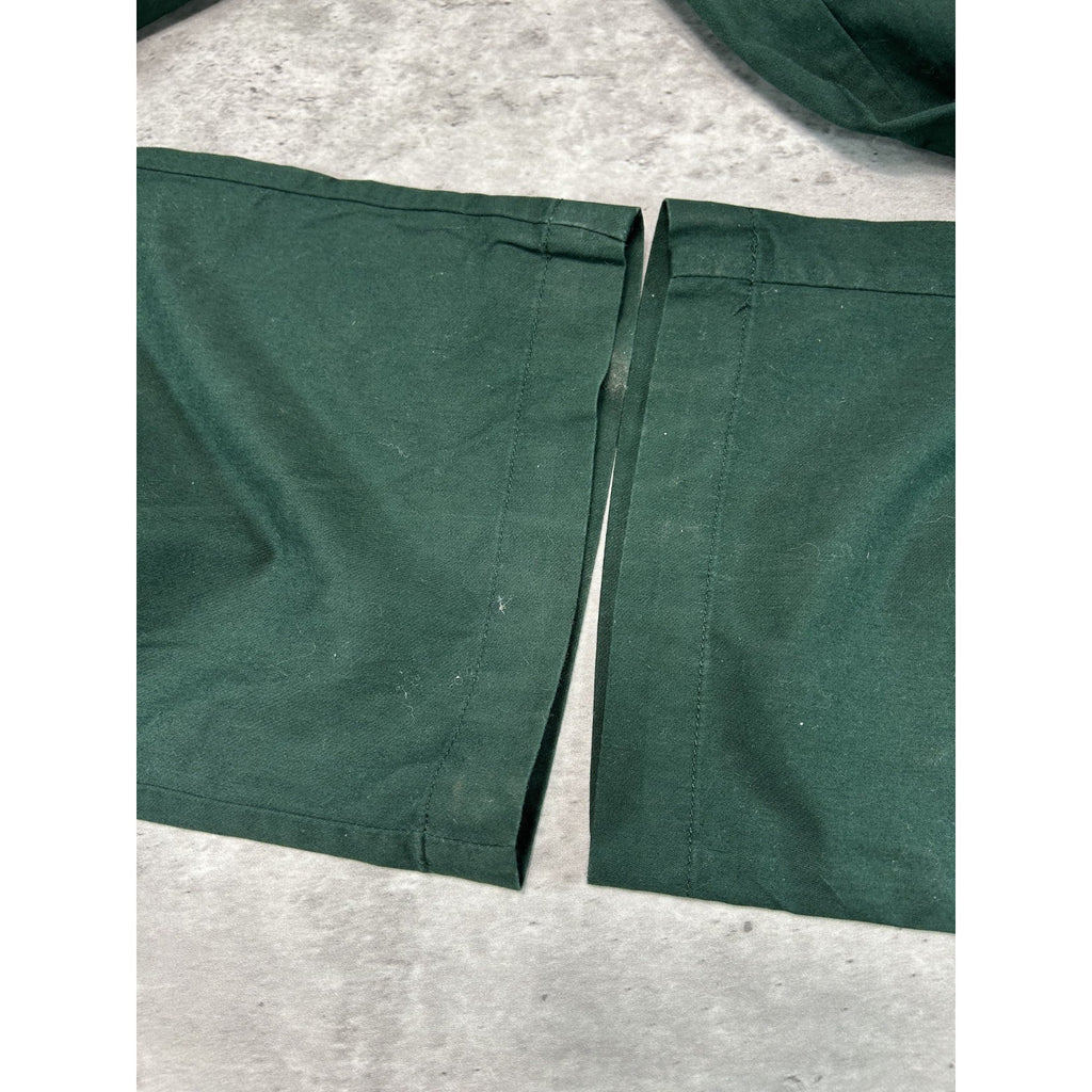 Vintage 90s Polo Golf Embroidered Crest Trouser Style Pants Size 35 Green