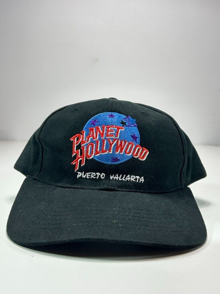 Vintage Planet Hollywood Puerto Vallarta Embroidered Logo Snapback Hat OSFA